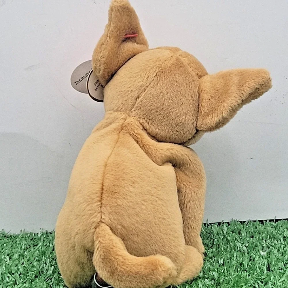 1998‎ Ty Beanie Baby Tiny the Chihuahua Rare, Rare Tag Errors Plushie Puppy